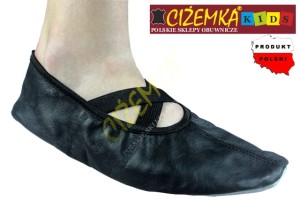 BALETKI CZARNE 37-42 skóra naturalna