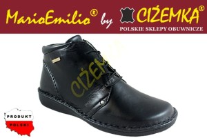 MARIOEMILIO TRZEWIKI BOTKI PÓŁBUTY NA ZAMEK 838 CZARNE 36-41
