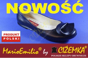MarioEmilio Balerinki BALERINY damskie 10R CZARNE