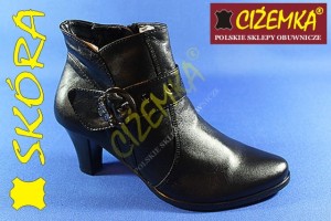 WYPRZEDAŻ Kozaki Botki Damskie 227 CZARNE