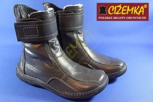 Kozaki Damskie Saszki Kożuch 03 popiel