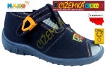 NAZO KAPCIE dziecięce przedszkolne BAWEŁNA 016 granatowe CIUCHCIA