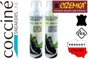 2x COCCINE 150 ml SNEAKERS NANO DEZODORANT odświeżacz do BUTÓW