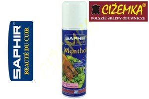 SAPHIR MENTHOL DEZODORANT ODŚWIEŻACZ DO OBUWIA O ZAPACHU MIĘTY PIEPRZOWEJ