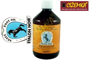 SAPHIR ETALON NOIR Olej do skór płynny tłuszcz 500 ml