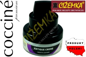 COCCINE ANTIQUE 50 ml CREME KREM DO SKÓR DELIKATNYCH DO CODZIENNEJ PIELĘGNACJI