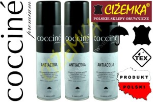 COCCINE Impregnat 3 PACK do Skór, tkanin Antiacqua 250 ml