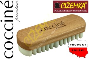COCCINE SZCZOTKA KREPOWA DO ZAMSZU I NUBUKU DUŻA 12 cm