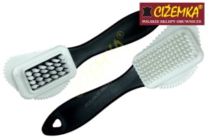 CIŻEMKA SZCZOTKA DO NUBUKU WELURU BUTÓW NYLON HIT