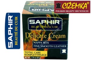 SAPHIR KREM DO DELIKATNYCH SKÓR Delicate Cream 50 ml