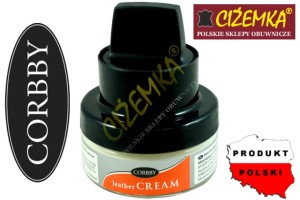CORBBY CREAM ELEGANCE PASTA KREM WOSKOWY NABŁYSZCZAJĄCY 50ml