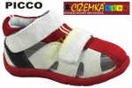 PICCO SANDAŁKI DZIECIĘCE 321-001 BEŻOWO-czerwone