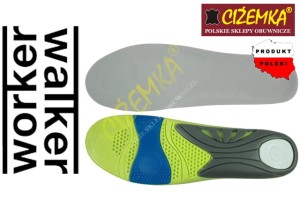 KAPS WORKER WALKER WORK GEL WKŁADKI ŻELOWE DO BUTÓW  BHP AMORTYZUJĄCE 36- 46