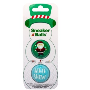 SNEAKER BALLS ® DEZODORANT KULKI ODŚWIEŻAJĄCE DO BUTÓW ZESTAW MIKOŁAJ SNIEG SANTA SNOW