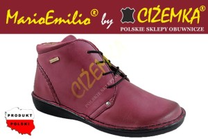 MARIOEMILIO TRZEWIKI BOTKI PÓŁBUTY NA ZAMEK 838 BORDOWE 37-39