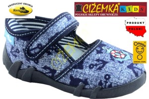 Renbut KAPCIE DZIECIĘCE 13105 JEANS KOTWICA (19-27)
