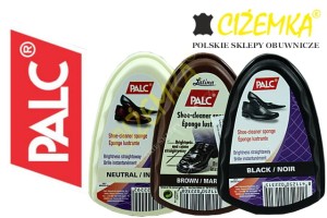 PALC Gąbka CZYŚCIK pasta POŁYSK do butów 2 kolory