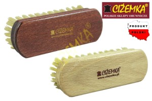 SZCZOTKA DO BUTÓW do POLEROWANIA Z KOŃSKIEGO WŁOSIA mała CIŻEMKA