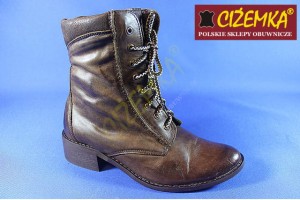 Trzewiki Kozaki Botki Damskie G1413 Canavarro BRĄZ