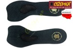 Wkładki do butów szpilek 3/4 profilowane samoprzylepne SKÓRA czarne 35-41