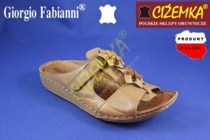 Giorgio Fabianni Klapki Damskie 722 rudy