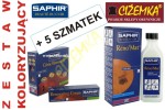 ZESTAW SAPHIR KREM Renovating cream + RENOMAT + 5 SZMATEK RENOWACJA SKÓR 50 kolorów