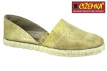 Espadryle Damskie 8000 ZŁOTE