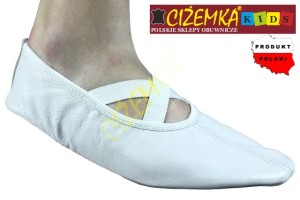 BALETKI BIAŁE 37-42 skóra naturalna