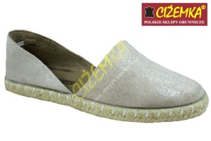 Espadryle Damskie 8000 BEŻOWE