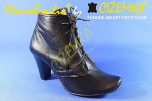 MarioEmilio BOTKI Kozaki PÓŁBUTY 277 CZARNE