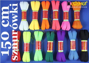 SZNUROWADŁA SZNURÓWKI OLDSCHOOL SZEROKIE płaskie  KOLOROWE do TRAMPKI SNEAKERS CONVERSE 150 cm