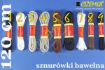 SZNUROWADŁA SZNURÓWKI 120 cm BAWEŁNA TANIO do butów