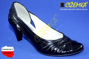 WYPRZEDAŻ Czółenka Damskie Letnie M63 CZARNE