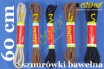 SZNUROWADŁA SZNURÓWKI 60 cm BAWEŁNA TANIO do butów