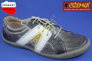 Półbuty Damskie Sportowe skóra 151 BRĄZ + KOLORY