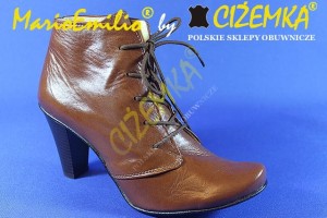 MarioEmilio BOTKI Kozaki PÓŁBUTY 277 BRĄZOWE 