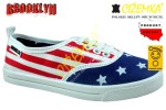 NAZO BROOKLYN TRAMPKI NISKIE 1311 FLAGA USA 31 - 40
