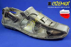 Półbuty Męskie 05 BEŻ z BRĄZEM (pieczarka)