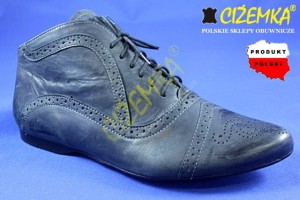 Półbuty DAMSKIE G532 GRAFITOWE