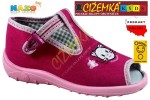 NAZO KAPCIE dziecięce przedszkolne BAWEŁNA 016 różowe KOTEK NEW